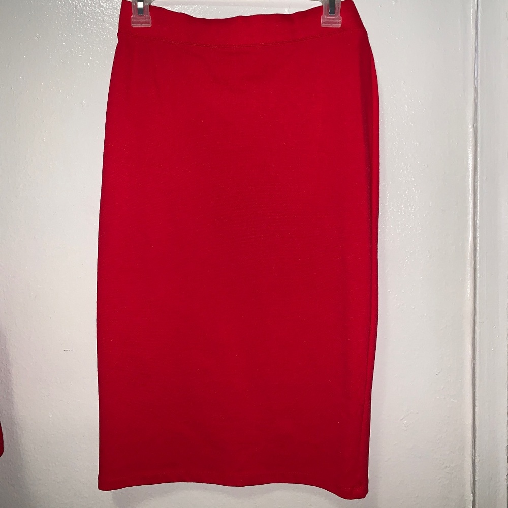 Women's Medium Red Skirt
